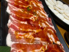 调味猪五花-九田家黑牛烤肉料理(香河店)