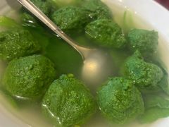 翡翠圆子汤-柏合黄记豆腐皮饭店