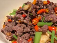 菜籽油炒衡东黄牛肉-老湘村·湖南土菜(天河维多利店)