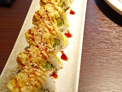 鲜切芒果芝士卷寿司-小川洋风料理(深圳首店)