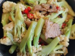 干锅腊肉有机菜花-便宜坊烤鸭店(甜水园店)