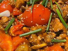 -贵州辣子鸡番茄鸡