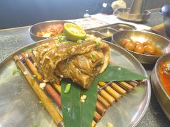 -草家酱蟹炭火烤肉店(珲春南路二店)