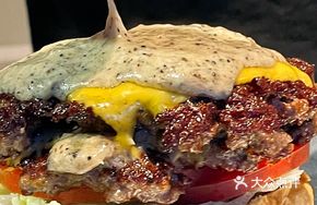 Truffle Cream Mushroom Wagyu Burger