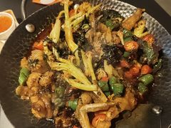 鲜青椒牛蛙哈哈烤鱼-探鱼·鲜青椒爽麻烤鱼(番禺万达店)