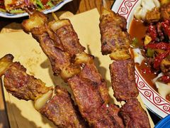 新疆馕坑烤牛肉串-清真·双公羊·馕坑烤全羊(奥体店)