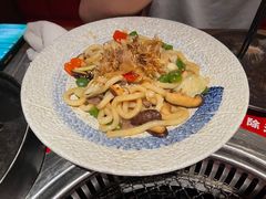 炒乌冬面-厚贞日式烤肉(龙之梦店)