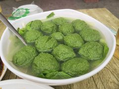 青菜圆子汤-柏合黄记豆腐皮饭店