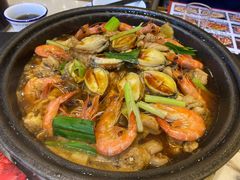 -蜀八婆鲍鱼鸡煲虾(宝安坪洲店)