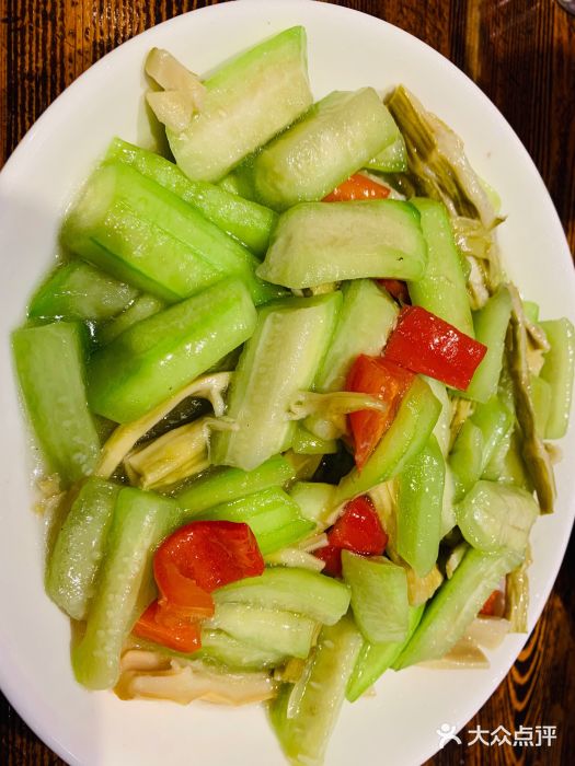 老杭帮陆记饭庄丝瓜炒笋干图片