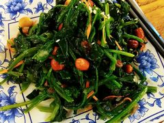 果仁菠菜-老门刀削面(小酱坊店)