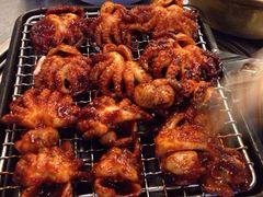 辣烤小章鱼-喜儿家铁网烤章鱼(弘大店)