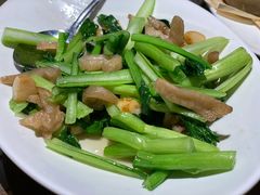 猪油渣炒菜心-福来齐·鲁菜海鲜·渔家菜(朝阳街分店)