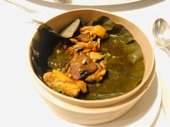 笼仔荷叶虫草花蒸鳕鱼-宝丽轩中餐厅BAOLIXUAN