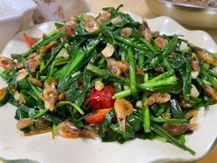韭菜炒河虾-思远客家菜馆(巴伐利亚店)