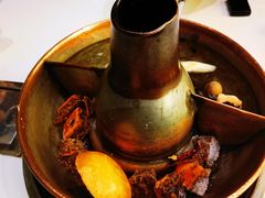 鸳鸯牛油菌汤锅-乔先生涮肉·鲜活牛羊肉火锅(塘沽店)