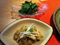 意式香草酱拌章鱼土豆时蔬&nbsp;辣味蒸鸡-泉寿司(万科公园店)