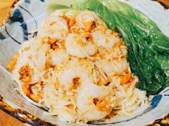 蟹粉虾仁捞面-十面欢腾·海鲜面·台式Bistro(长乐路店)