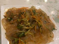 凉拌东北大拉皮-老猎户炭火锅羊汤(万达店)