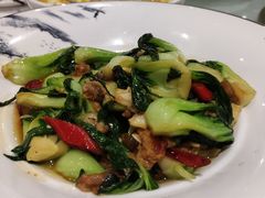 油渣炒菜心-上海1号私藏菜(静安店)