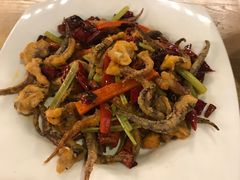 干煸鱿鱼须-陈傻子餐厅(世纪都会店)