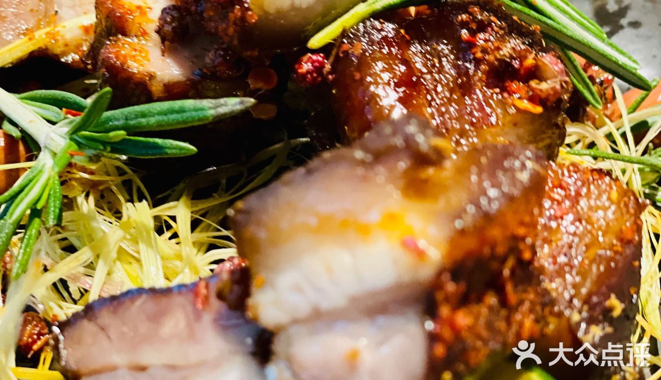 五花肉烤得不错