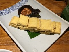 香煎石屏豆腐-云海肴·汽锅鸡·云南菜(天津国金汇店)