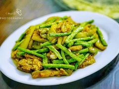 茄子豆角-阿清嫂农家乐.黎窑烤鸡