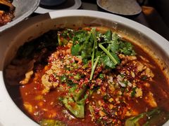 水煮肉片-绿茶餐厅(光谷世界城步行街店)
