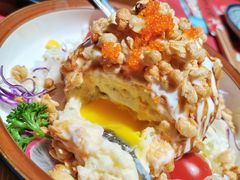 炸温泉蛋土豆泥沙律-仙隐小鹿料理食堂(沙市人信汇店)