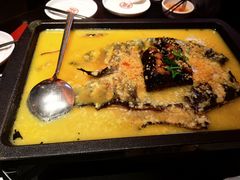 金银蒜香烤鱼-探鱼·鲜青椒爽麻烤鱼(银泰城店)