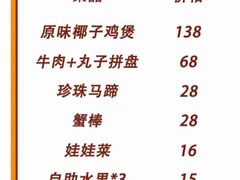 菜单-樱花里音乐餐吧·牛扒椰子鸡(东圃店)