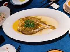雪菜蒸野生大黄鱼-麟1929(外滩店)