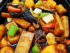 -东来菜馆•手抓海鲜家常菜•海鲜锅贴(鸽子窝店)