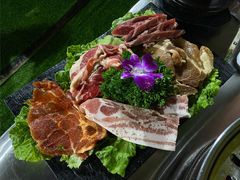 五品组合肥牛瘦肉鸡脆骨肋条IA牛排-牛炙烤肉(车公庙店)