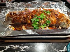 酱烤活鲈鱼-新白鹿餐厅(虹桥南丰城店)