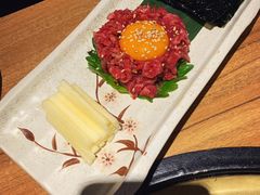 生拌牛肉-炼火烤肉店