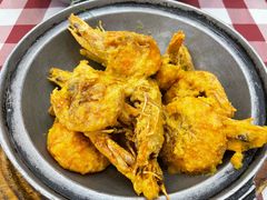 咸蛋黄炒虾-吉源大排档·鱼生·海鲜(烧烤彩印厂店)