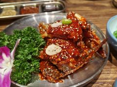 -明洞阿姨·韩式酱蟹烤肉·创意料理(三元桥店)