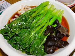 白灼菌菇菜心-新白鹿餐厅(龙游路店)