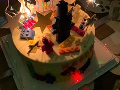 -咖咖熊蛋糕定制·蓝风车动物奶油