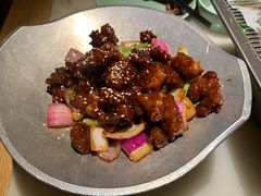 蒜香蜜汁排骨-绿茶餐厅(西单老佛爷店)