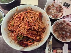 香菇笋片虾仁拌面-王繁星面馆(西安熙地港店)