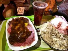 抹茶蜜豆冰-MOMO冰品·生巧汤圆(红桥店)