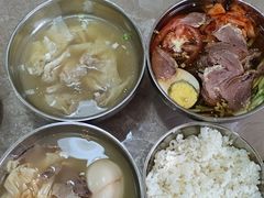 -吉林延边牛肉汤饭，大冷面