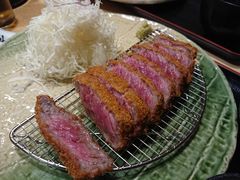 炸黑毛和牛沙朗温泉蛋套餐-炸牛排 京都胜牛(京都站前店)