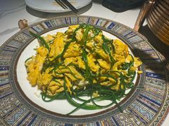 沙葱炒鸡蛋-阿里疆Alijiang·丝路美食·异域风情·清真(长楹天街店)