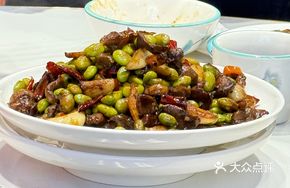 Stir-Fried Chicken Offal with Edamame