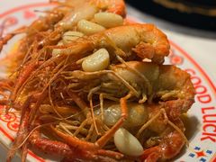 奶油爆膏罗氏虾-聚味罗记大排檔·鲜鱼杂·甲鱼煲•龙虾馆(科学馆店)