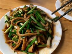 大蒜炒羊肚-呼吸森林·生态农庄农家乐私房菜